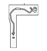 99157310895 - HVAC: A/C Refrigerant Liquid Hose for Porsche: 718 Spyder Image