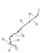 34202371 - Fuel: Quad Tubes Clip for Jeep: Wrangler Image