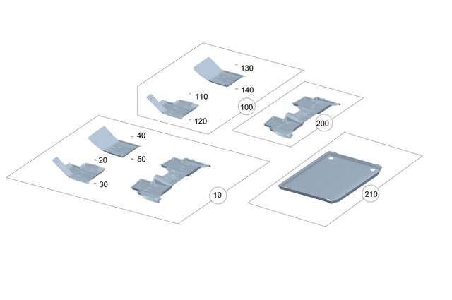 9983877 - Interior Equipment: Snap Fastener for Mercedes-Benz Image