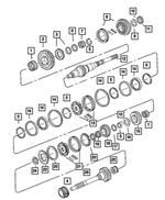 4798769 - Manual Transmission 5 Speed: First Gear Bearing for Dodge: Ram 1500, Ram 2500, Ram 3500 Image
