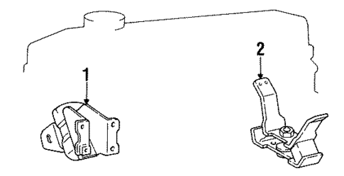 Engine & Trans Mounting for 1993 Toyota 4Runner #0