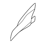 9190823 - Body: Fender Liner Cover Plate for Volvo Image