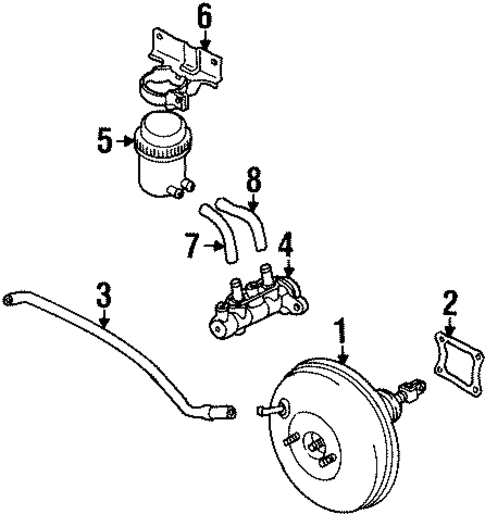 Hydraulic System for 1996 Mitsubishi Eclipse #0