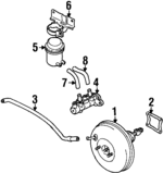 MB895871 - : Master Cylinder for Mitsubishi Image
