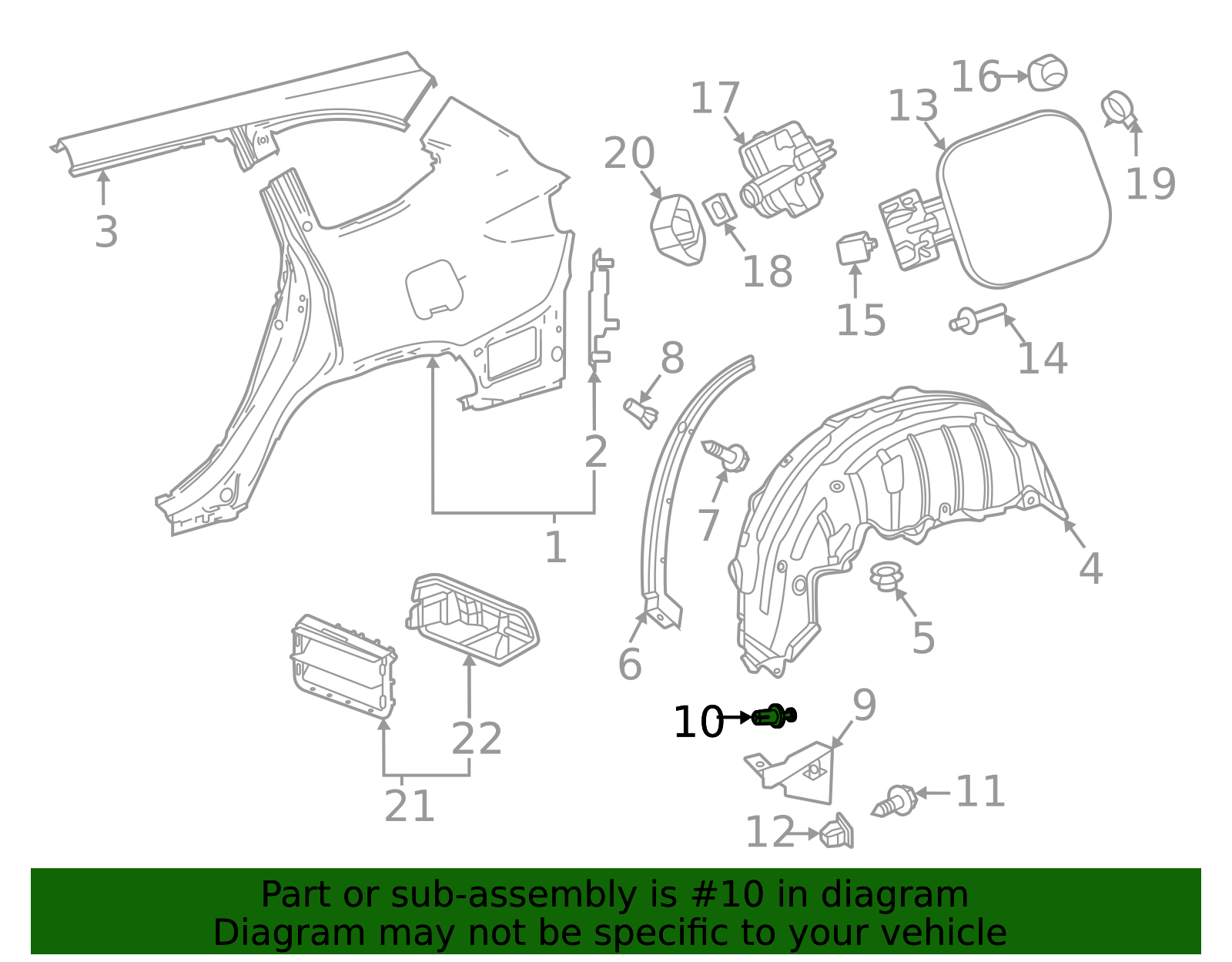 75867-06030 - Mud Guard Clip 2012-2025 Toyota | Longo Toyota Parts