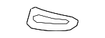 82191T39A21ZA - Body: Seat Belt Guide for Honda Image