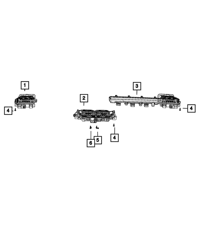 7KT15SZLAA - Interior Trim: Air Conditioning &amp; Heater Outlet for Mopar Image