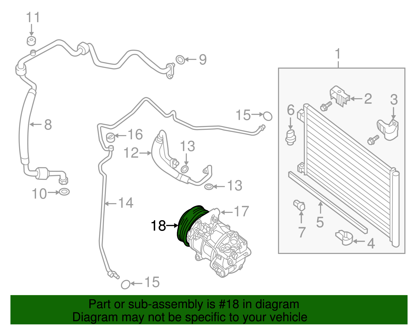 Clutch & Pulley - Nissan (92660-4FU1A)