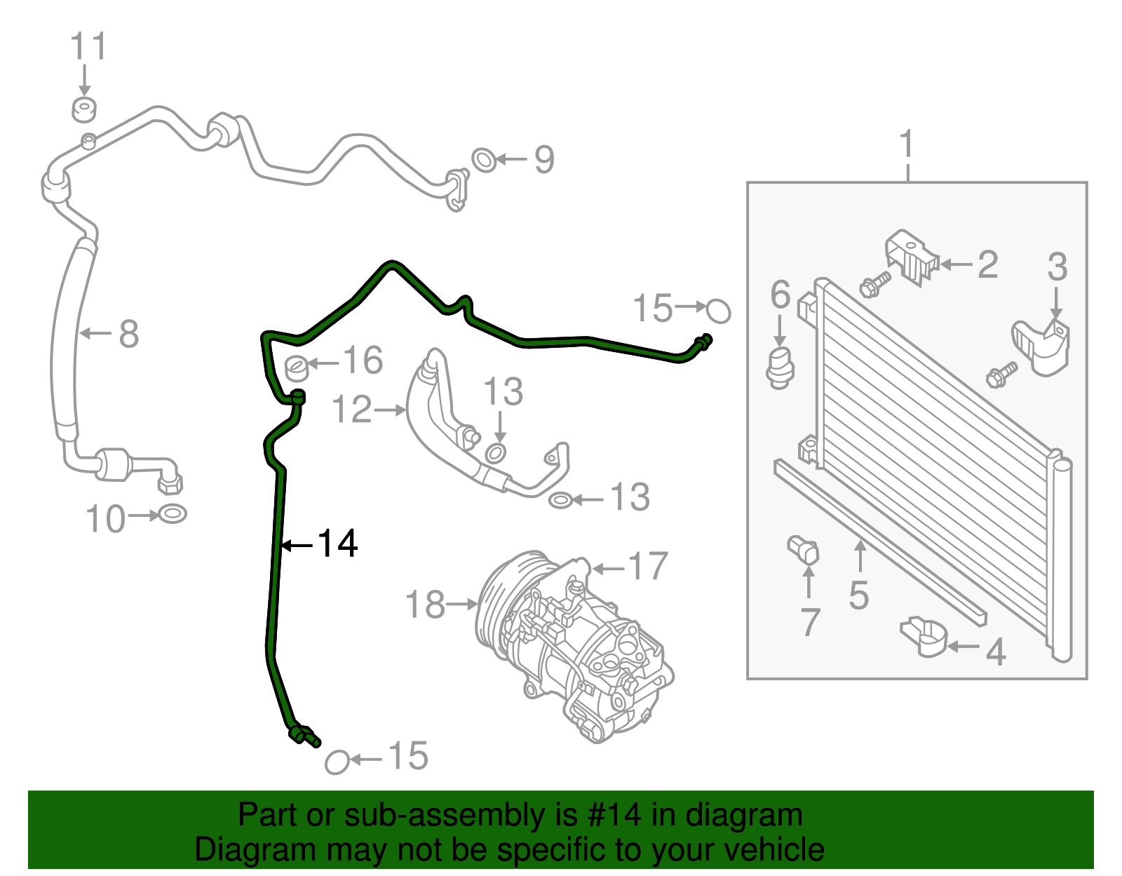 Liquid Line - Nissan (92440-3SC0A)