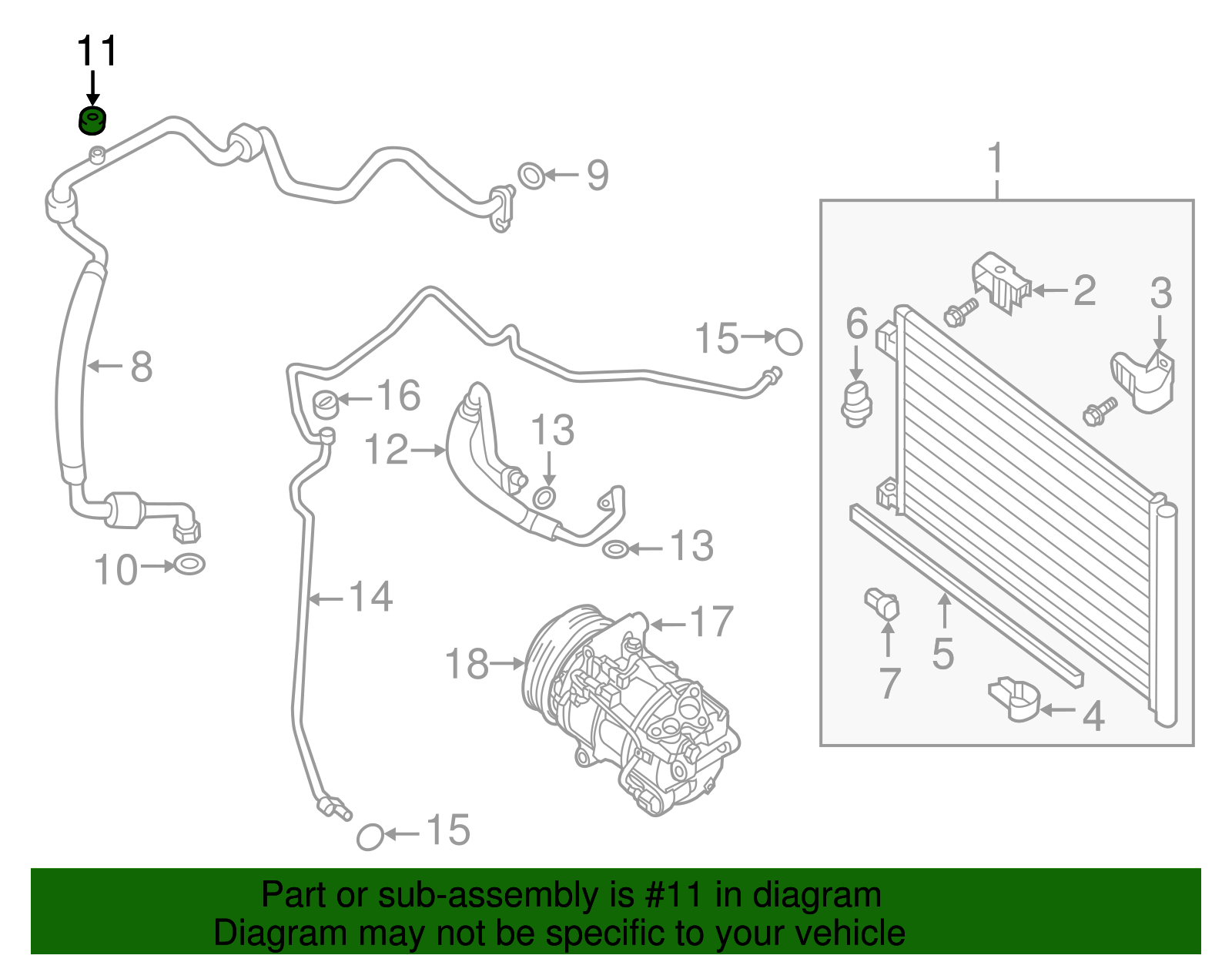 Suction Hose Cap - Nissan (92499-2DX0B)