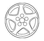 4250A021 - Suspension: Wheel for Mitsubishi: Montero Image