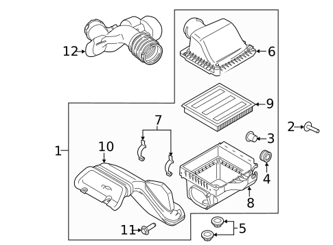 Air Intake for 2015 Ford F-150 #1