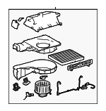971062C000 - : 2003-2008 Hyundai Tiburon - Blower Assembly for Hyundai: Tiburon Image