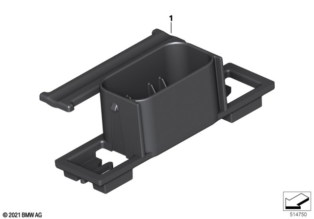 61137923954 - General Electrical System: Holder Data Link Connector -  for BMW-Motorrad Image