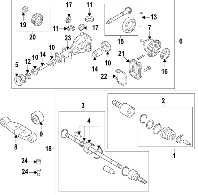 38425AA140 - : Pinion Gear for Subaru Image