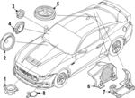 KR3Z18808AA - Body: Tweeter for Ford: Mustang Image
