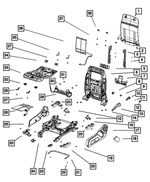 68021471AA - Interior Trim: Seat Back Panel for Mopar Image
