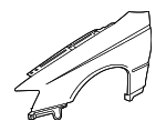 92122729 - Body: Fender for Pontiac: GTO Image