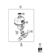5183872AA - Brakes: Hex Lock Nut for Mopar Image