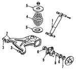 251513031E - Suspension: Shock Absorber for Volkswagen: Vanagon Image