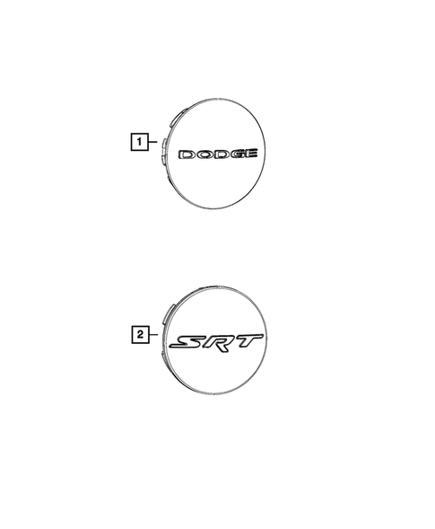 Wheel Covers and Center Caps for 2016 Dodge Challenger #0