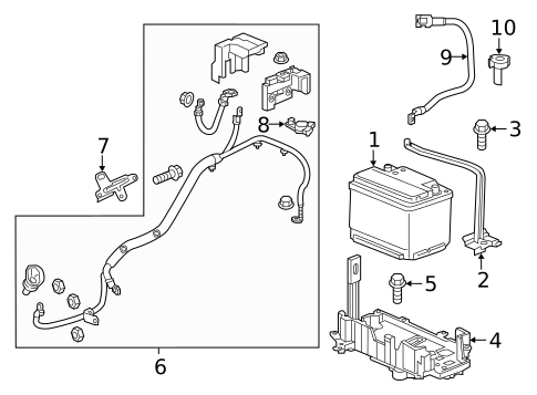 Battery for 2020 Chevrolet Trax #0