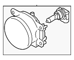 84501AJ060 - Electrical: Fog Lamp Assembly for Subaru Image