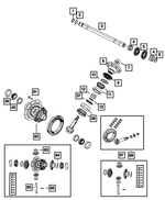 5066067AA - Front Axle; Dana 186 MM; Differential and Drive Line: O Ring for Mopar Image