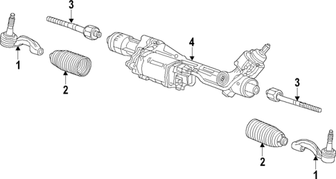 Steering Gear & Linkage for 2017 Cadillac CT6 #1