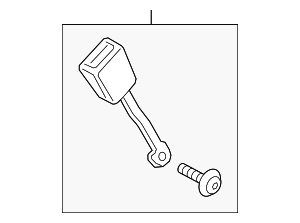 JL7Z7860044AE - : Center Buckle for Lincoln: Navigator Image