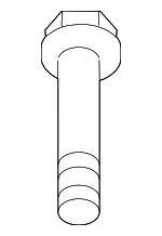 1163314396K - Suspension: Lower Control Arm Front Bolt for Hyundai Image