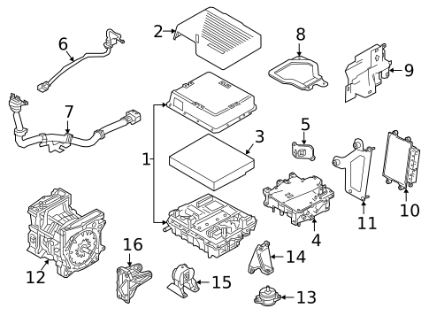 Electrical Components for 2019 Nissan LEAF #0