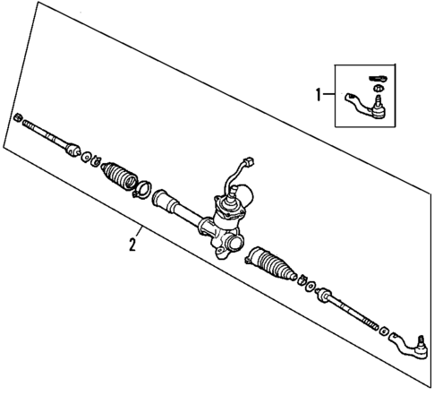 Steering Gear & Linkage for 2007 Toyota RAV4 #1