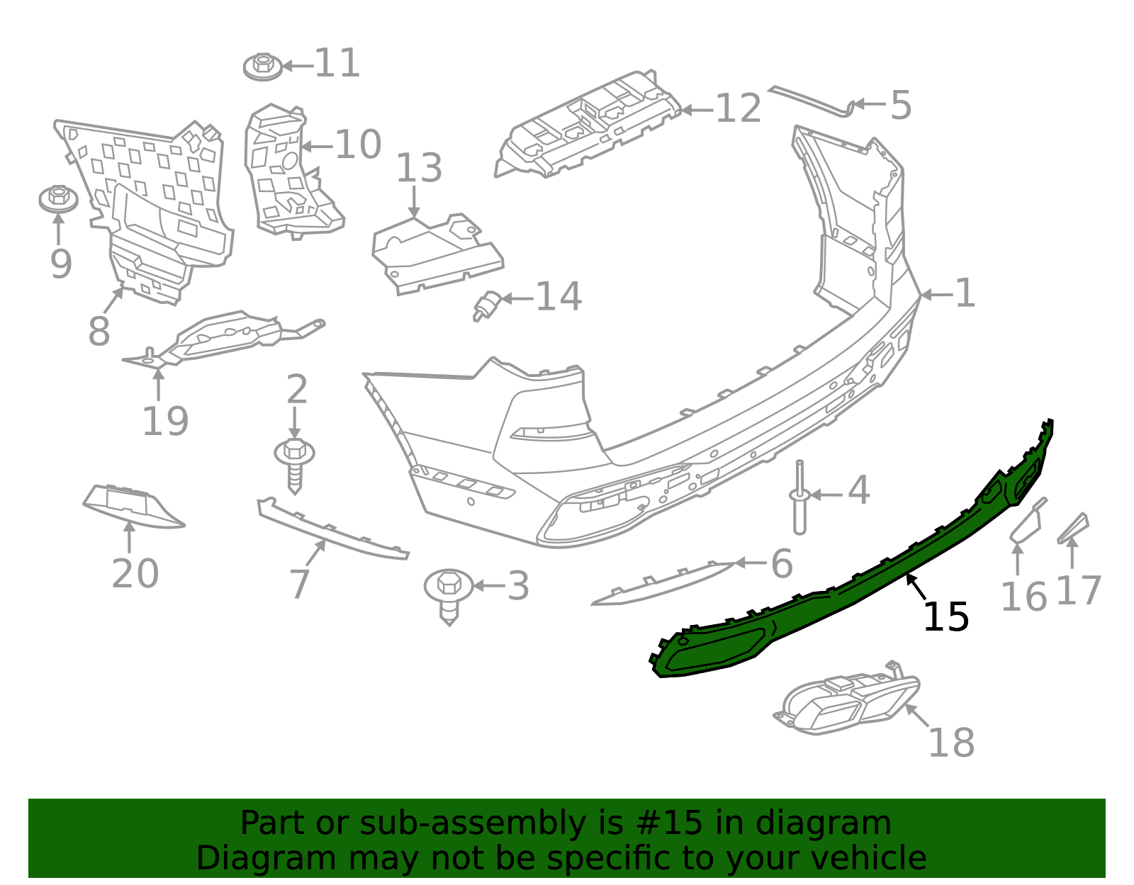 51128081824 - 2019-2025 BMW X7 Lower Cover (51-12-8-081-824) | BMW