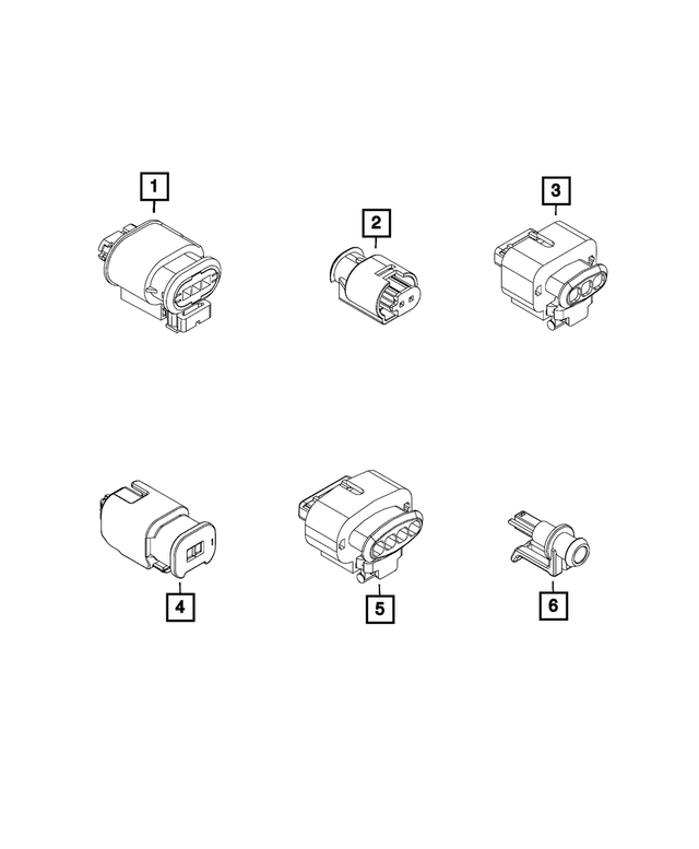 « 68119748AA – Electrical : Electricité Connecteur, Export pour Mopar Image »