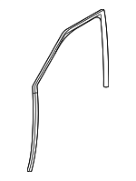 LR114322 - : 2020 Land Rover Range Rover Evoque - Glass Run for Land Rover: Range Rover Evoque Image