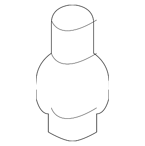 4114898 - Body: Hazard Light Switch Bulb for Saab: 9-5 Image
