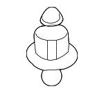 514540E010 - Body: Fender Liner Silencer for Lexus: IS F, RX330, RX350, RX450h Image