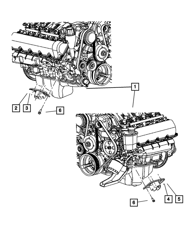 52021638AA - Engine Mounting: Engine Mount Bracket, Right for Mopar Image
