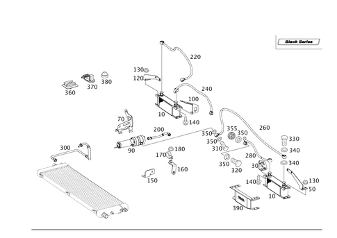 Rear Axle Differential Cooling for 2007 Mercedes-Benz SL55 AMG #0