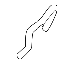 17346F4010 - Cooling System: Hose for Toyota: Sequoia, Tundra Image