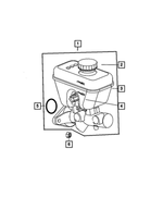 68027828AA - : Master Cylinder To Booster Seal, Mounting for Mopar Image