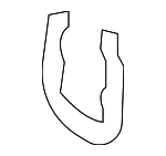 95510614300 - Cooling System: Engine Coolant Pipe C-Clip for Porsche Image