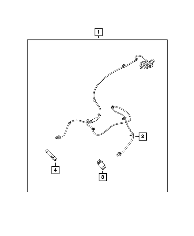 68141573AD - Mopar Accessories - Component Parts: Engine Block Heater Cord for Mopar Image