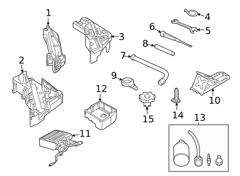 Jack & Components for 2013 Audi Q7 #0