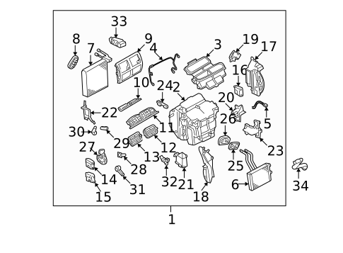 HVAC Case for 2006 Nissan Murano #0