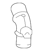 16577F0050 - Cooling System: Connector for Toyota: Grand Highlander, Highlander, Sienna Image