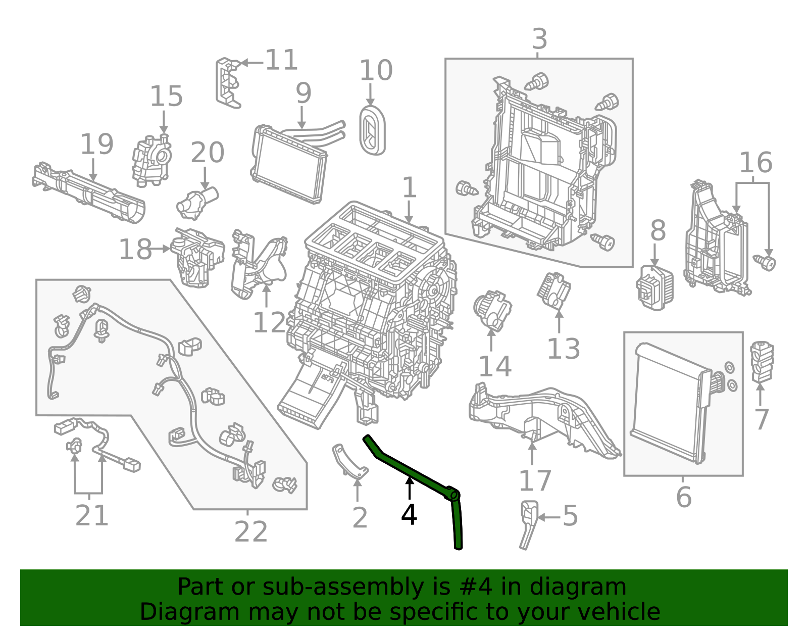 2023-2026 Honda HR-V A/C Evaporator Drain 80271-3W0-A00 | OEM Parts Online