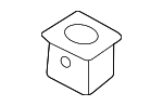 LR007399 - Cooling System: Auxiliary Radiator Lower Insulator for Land-Rover Image