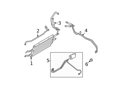 Trans Oil Cooler for 2010 Ford F-250 Super Duty #0